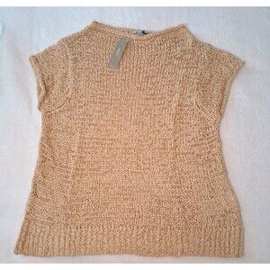 J.CREW Montauk Textured Sweater Tee Sunkissed Khaki BZ511 PLS READ Size L